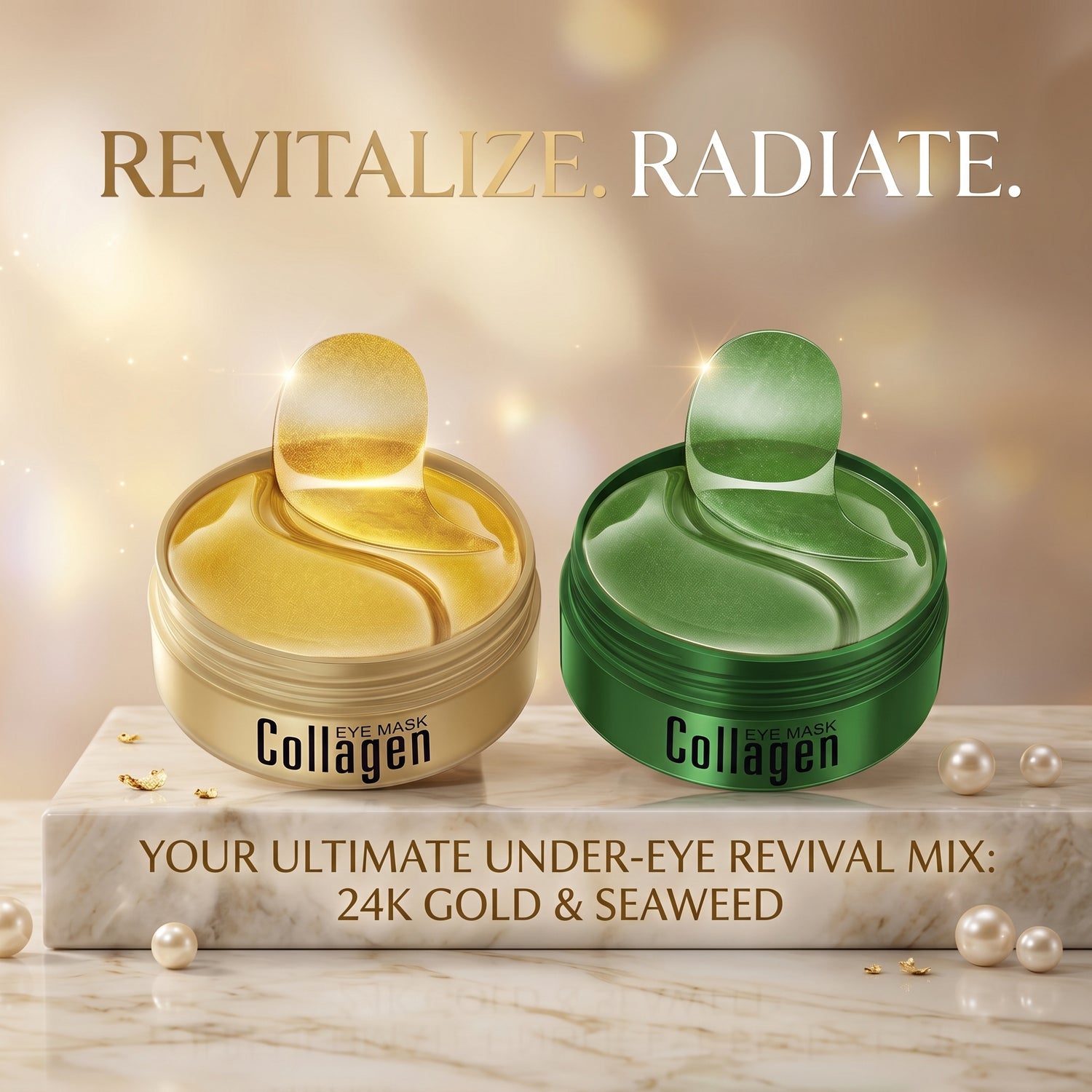 EyeGlow - Instant relief for puffy, tired eyes (60 Pcs)