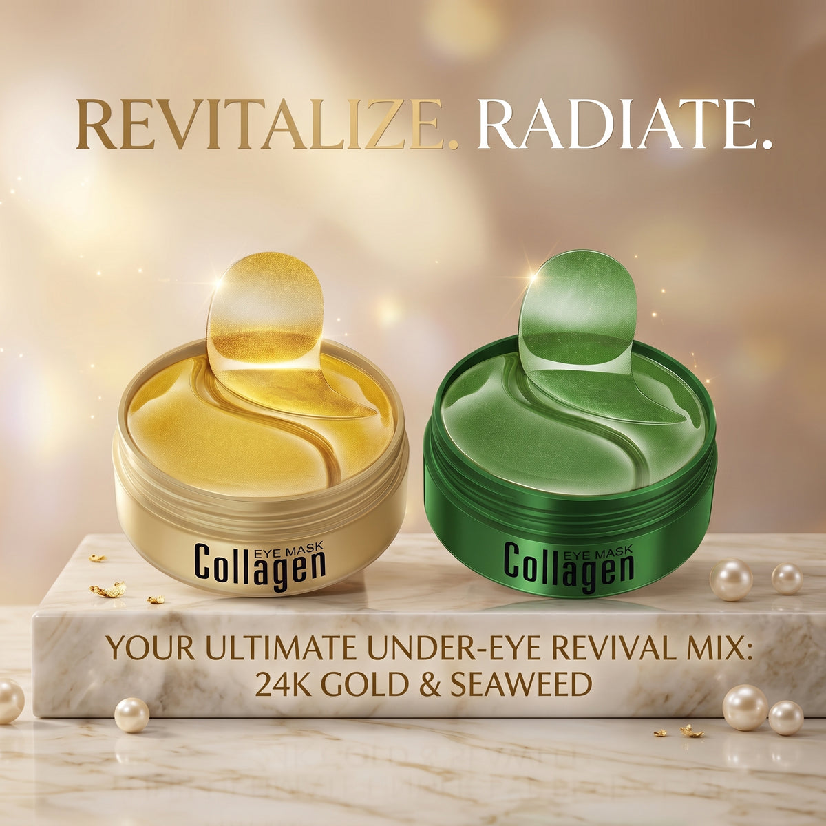 EyeGlow - Instant relief for puffy, tired eyes (60 Pcs)